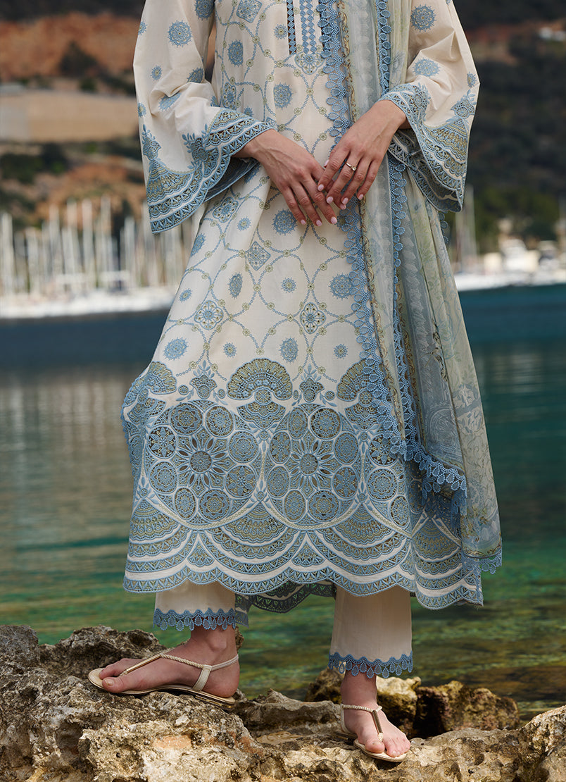 Image | Lawnkari 25 | Mila by Image - Designer Dress - Type: Ladies Clothes - Available at Libayah - 100% Original