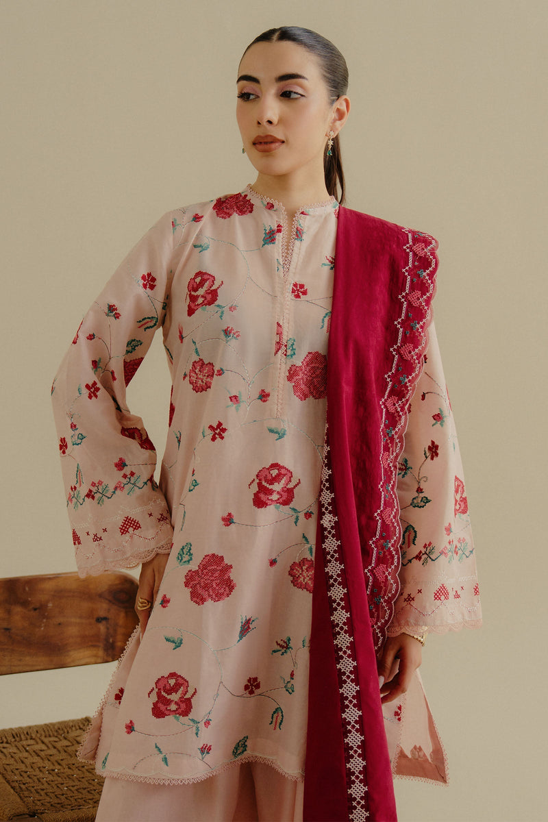 Zara Shahjahan | Coco Lawn 25 | Zufra-6A by Zara Sahjahan - Designer Dress - Type: Ladies Clothes - Available at Libayah - 100% Original