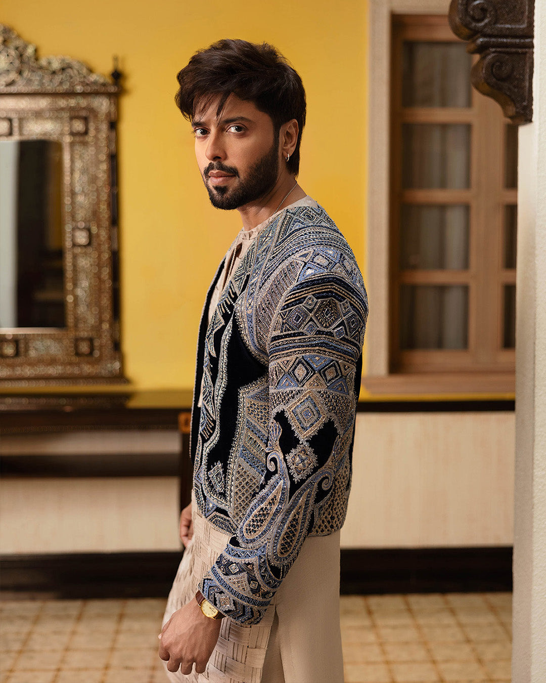 Pakistani Menswear | Faiza Saqlain | Rasik by Faiza Saqlain - Designer Dress - Type: MensWear - Available at Libayah - 100% Original