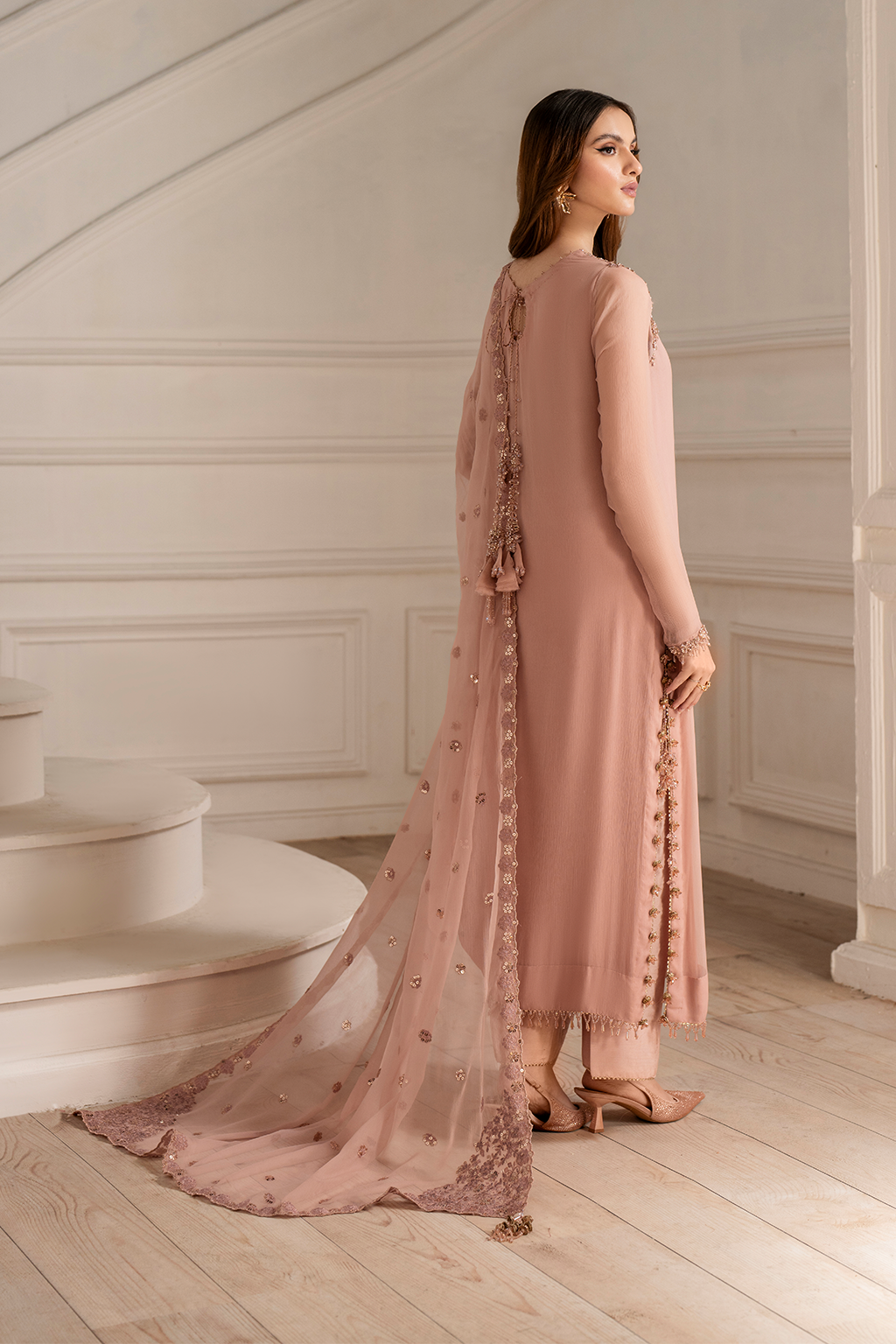 Iznik | Festive Formal |  UE-479 Embroidered Chiffon by Iznik - Designer Dress  - Type : Ladies Clothes - Available at Libayah - 100% Original 