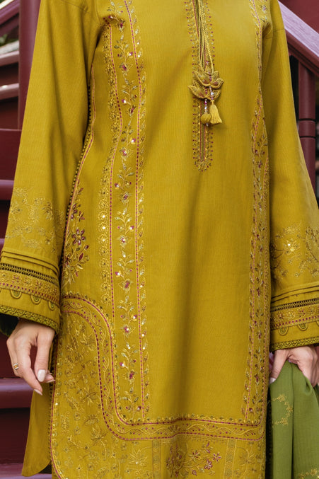 Naqshi | Nuri Khaddar Velvet Marina | Shanara by Naqshi - Designer Dress  - Type : Ladies Clothes - Available at Libayah - 100% Original 