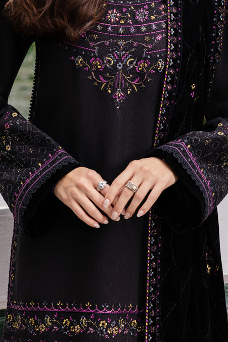 Naqshi | Nuri Khaddar Velvet Marina | Nisma by Naqshi - Designer Dress  - Type : Ladies Clothes - Available at Libayah - 100% Original 