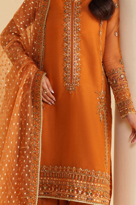 Naqshi | Feemora Organza Raw Silk | Yameen by Naqshi - Designer Dress  - Type : Ladies Clothes - Available at Libayah - 100% Original 