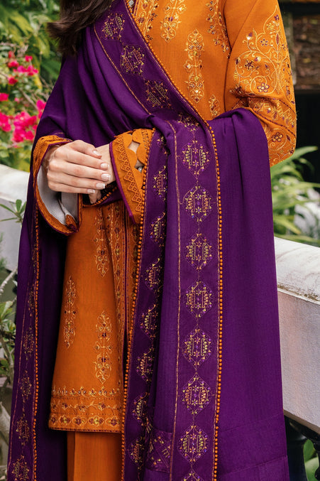 Naqshi | Nuri Khaddar Velvet Marina | Duraab by Naqshi - Designer Dress  - Type : Ladies Clothes - Available at Libayah - 100% Original 