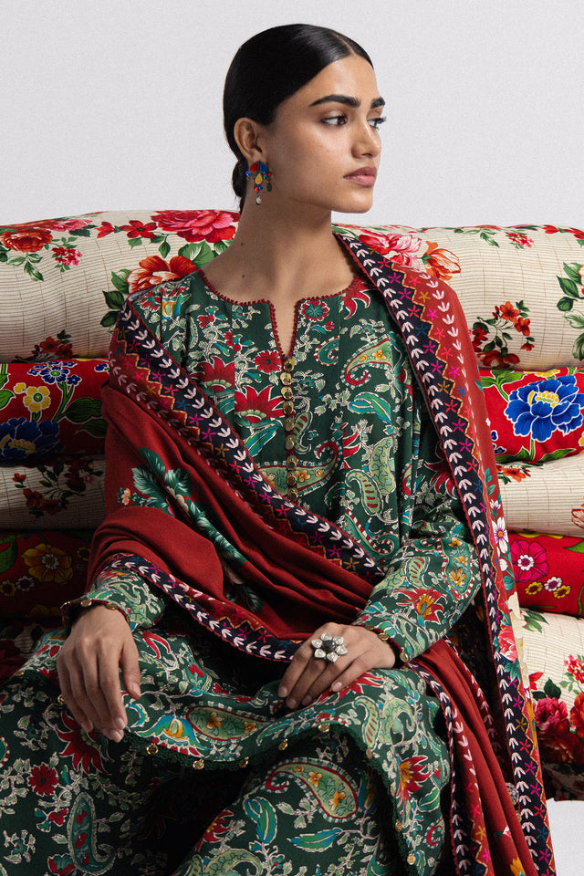 Zara ShahJahan | Coco Prints Winter 26 | Sofia-6B by Zara ShahJahan - Designer Dress  - Type : Ladies Clothes - Available at Libayah - 100% Original 