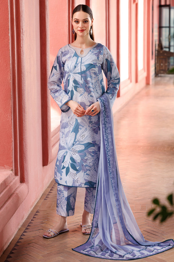 Farasha | Printed Essentials | Blue Passion by Farasha - Designer Dress - Type: Ladies Clothes - Available at Libayah - 100% Original