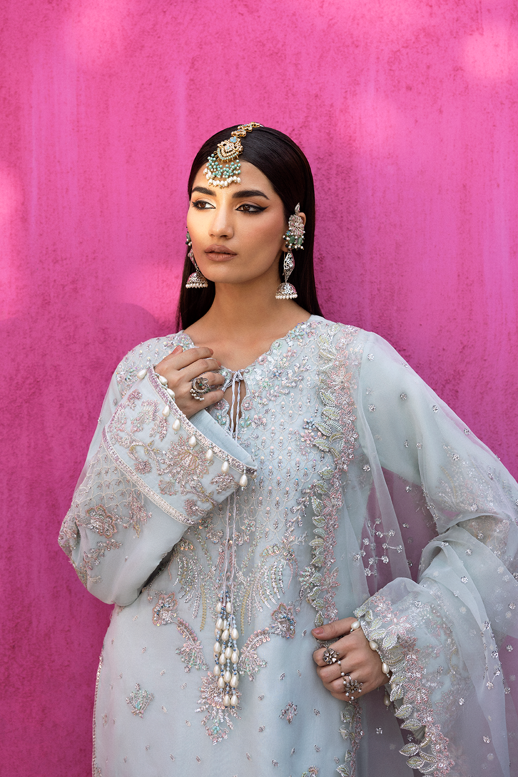 Emaan Adeel | The Empress Wedding Formals | CEALINA by Emaan Adeel - Designer Dress  - Type : Ladies Clothes - Available at Libayah - 100% Original 