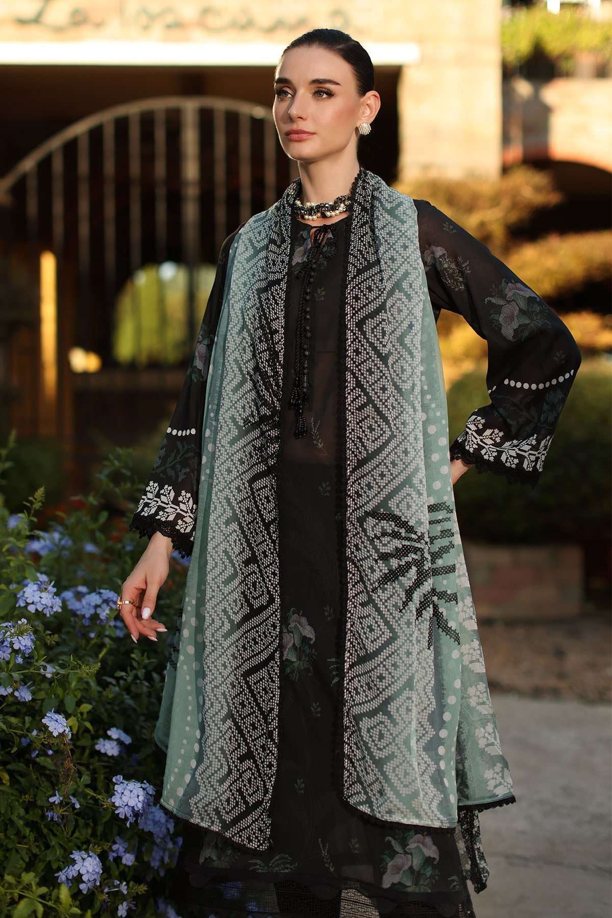 Nureh | Signature Prints 26 | SP-198 by Nureh - Designer Dress  - Type : Ladies Clothes - Available at Libayah - 100% Original 