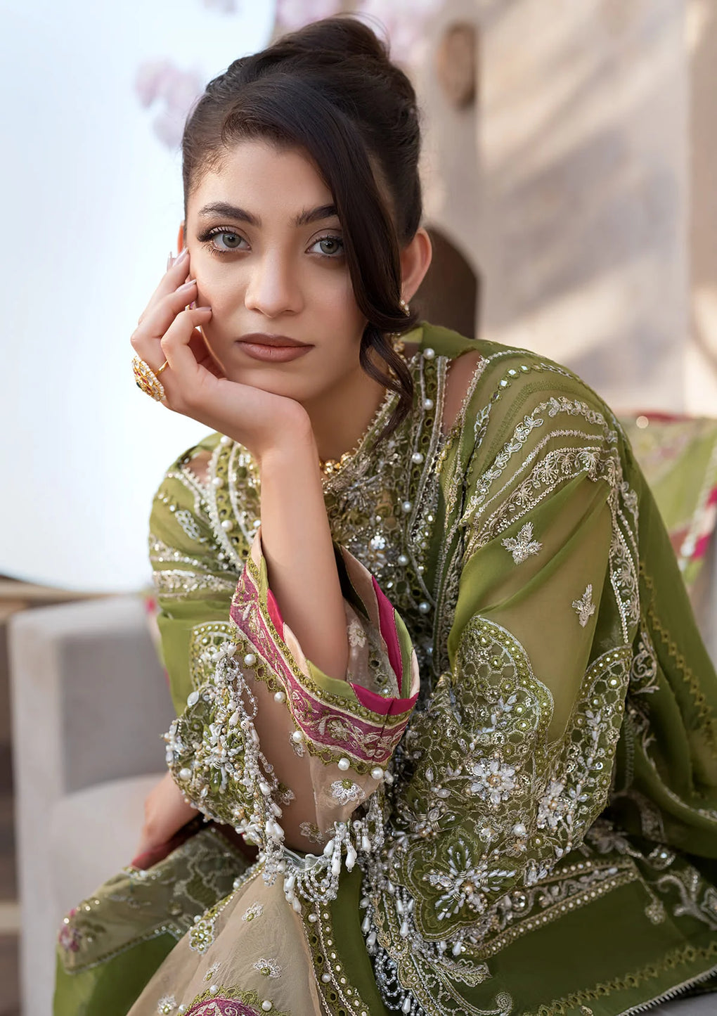 Elaf Premium | Formal Handwork Collection | EFH-08 PARWAANA by Elaf Premium - Designer Dress - Type: Ladies Clothes - Available at Libayah - 100% Original