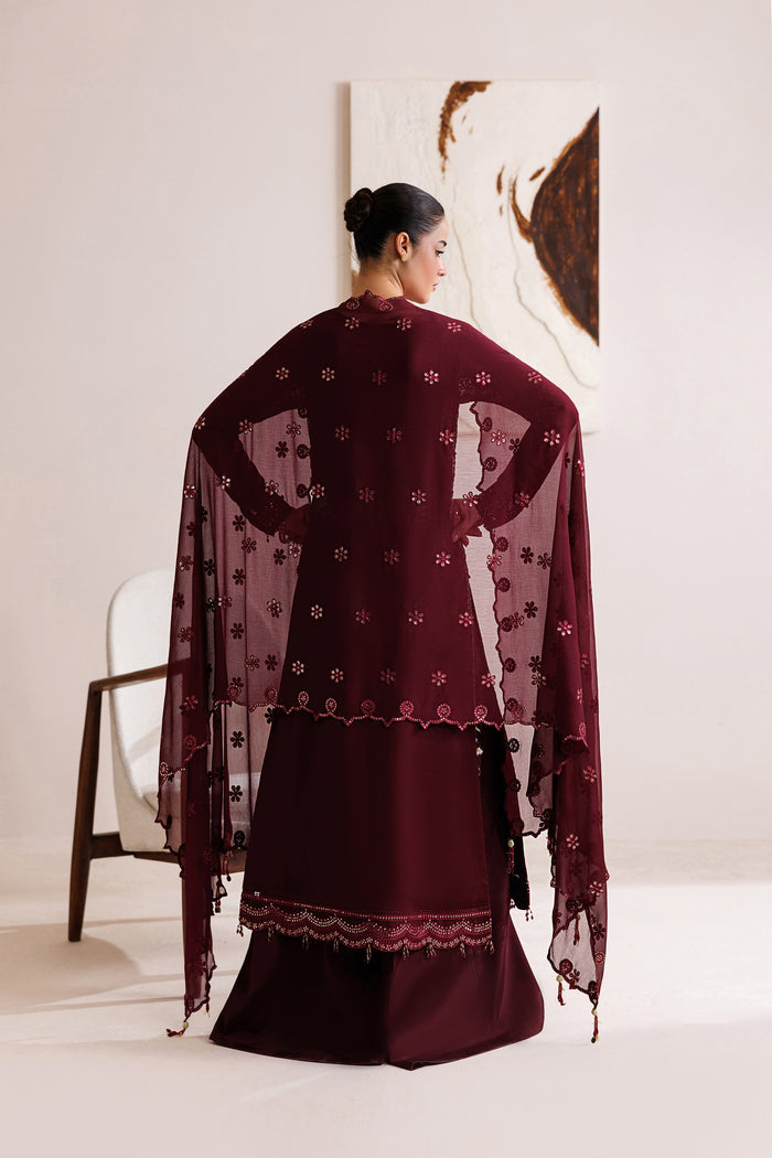 Farasha | Chiffon Threads 26 | Crimson Grace by Farasha - Designer Dress  - Type : Ladies Clothes - Available at Libayah - 100% Original 