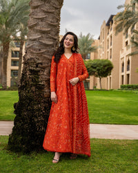 Faiza Saqlain | AYA - Unstitched Luxury Lawn '26 | Denisa by Faiza Saqlain - Designer Dress  - Type : Ladies Clothes - Available at Libayah - 100% Original 