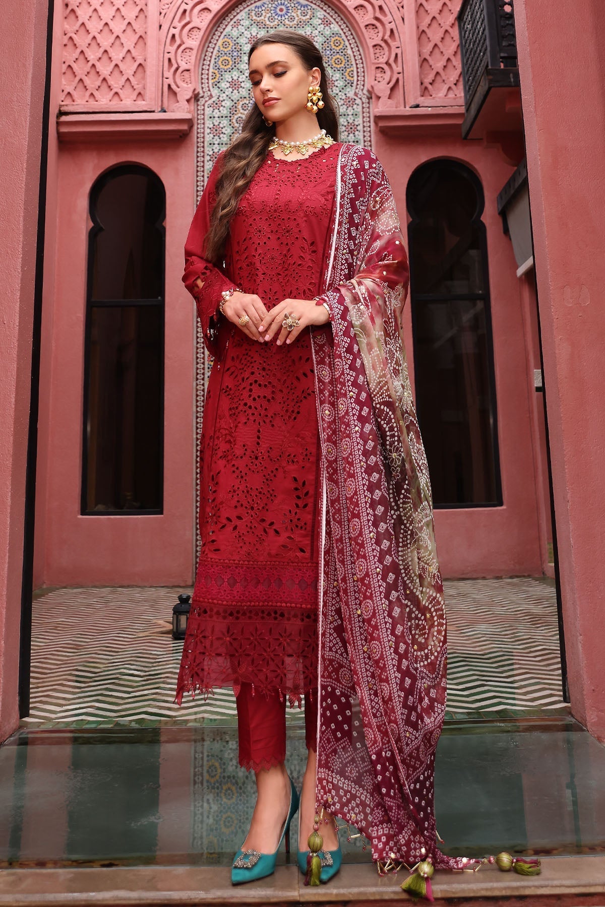Nureh | Bazaar Lawn 25 | NE-109 by Nureh - Designer Dress - Type: Ladies Clothes - Available at Libayah - 100% Original