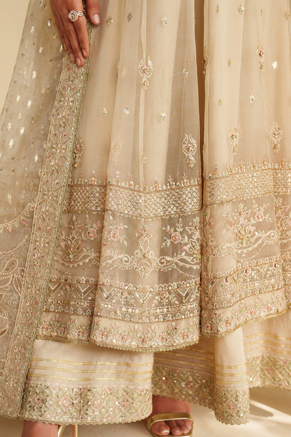 Naqshi | Feemora Organza Raw Silk | Aroha by Naqshi - Designer Dress  - Type : Ladies Clothes - Available at Libayah - 100% Original 