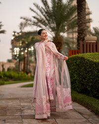 Faiza Saqlain | AYA - Unstitched Luxury Lawn '26 | Lamija by Faiza Saqlain - Designer Dress  - Type : Ladies Clothes - Available at Libayah - 100% Original 