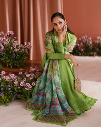 Faiza Saqlain | Roim Silk Edit | Gomana by Faiza Saqlain - Designer Dress  - Type : Luxury Dress - Available at Libayah - 100% Original 