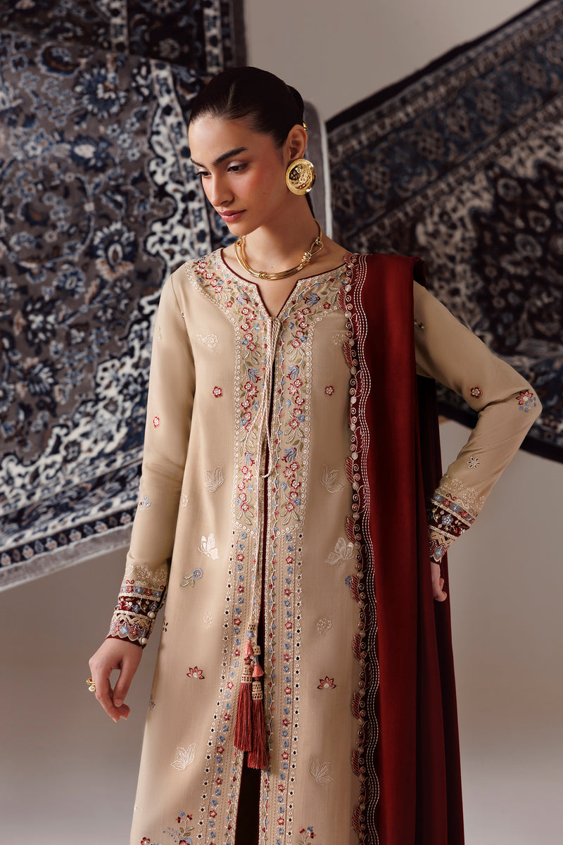 Qalamkar | Q Line Linen 26 | QLW-16 HAMNA by Qalamkar - Designer Dress  - Type : Ladies Clothes - Available at Libayah - 100% Original 