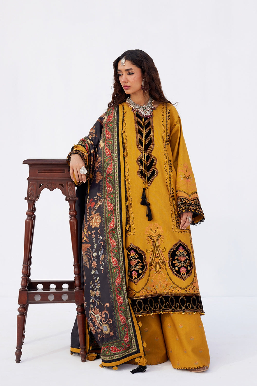 Saira Rizwan | Winter Khaddar 25 | ZARD-SRW25-03 by Saira Rizwan - Designer Dress  - Type : Ladies Clothes - Available at Libayah - 100% Original 