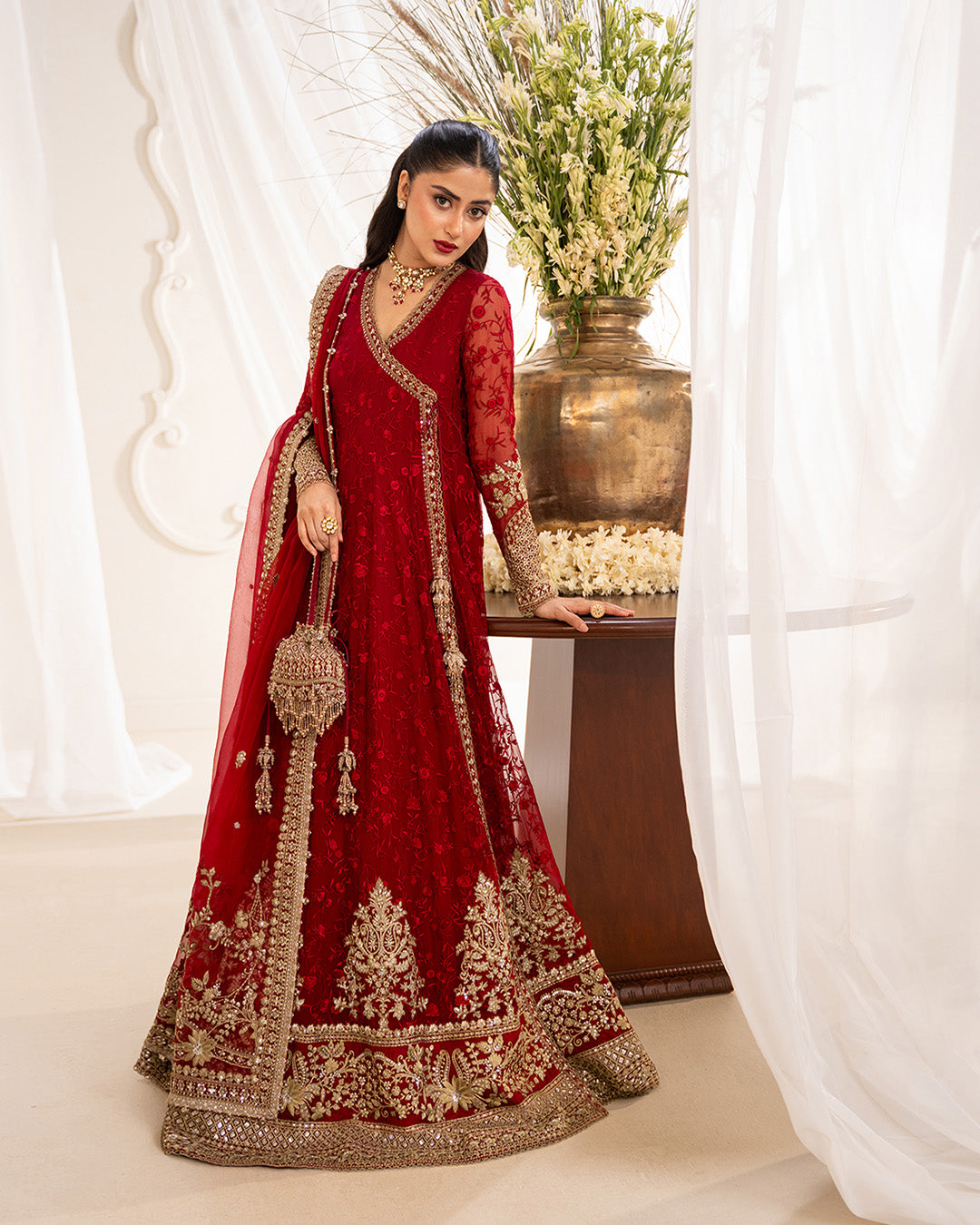 Faiza Saqlain | Rua Wedding Formals | Gul by Faiza Saqlain - Designer Dress  - Type : Ladies Clothes - Available at Libayah - 100% Original 
