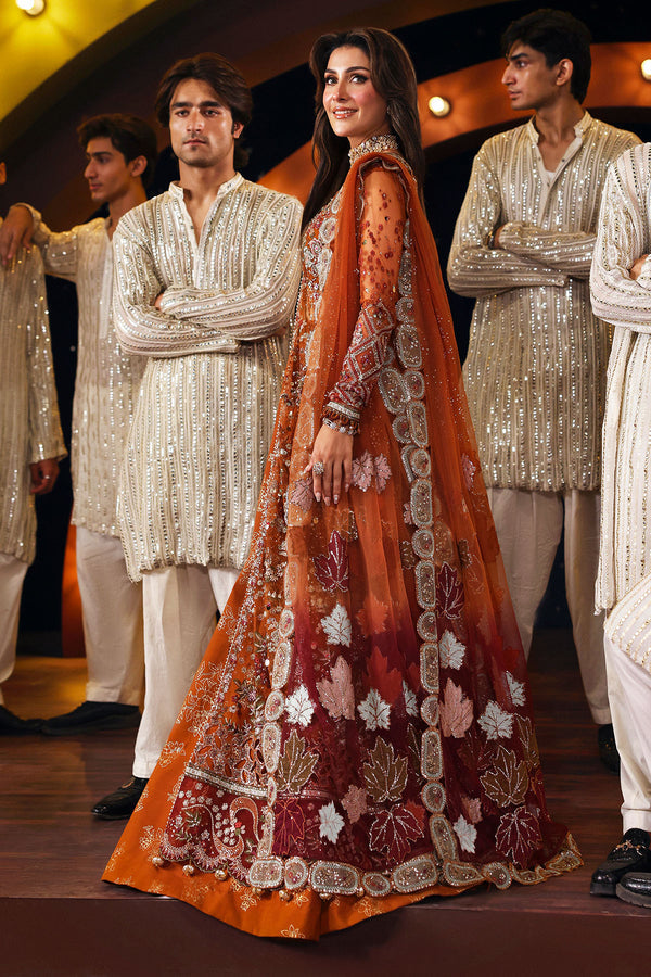 Nureh | Jhoomro Formals | NL-80 Zardozi by Nureh - Designer Dress  - Type : Ladies Clothes - Available at Libayah - 100% Original 