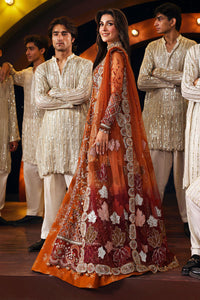 Nureh | Jhoomro Formals | NL-80 Zardozi by Nureh - Designer Dress  - Type : Ladies Clothes - Available at Libayah - 100% Original 