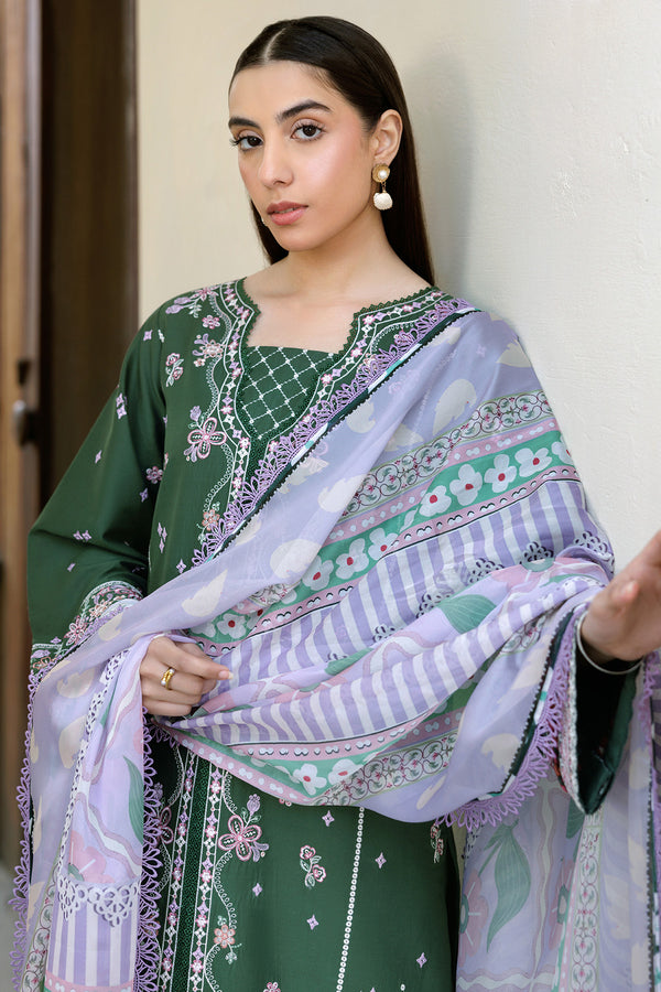 Farasha | Summer Weaves Embroidered Lawn | Emerald Eclips by Farasha - Designer Dress - Type: Ladies Clothes - Available at Libayah - 100% Original
