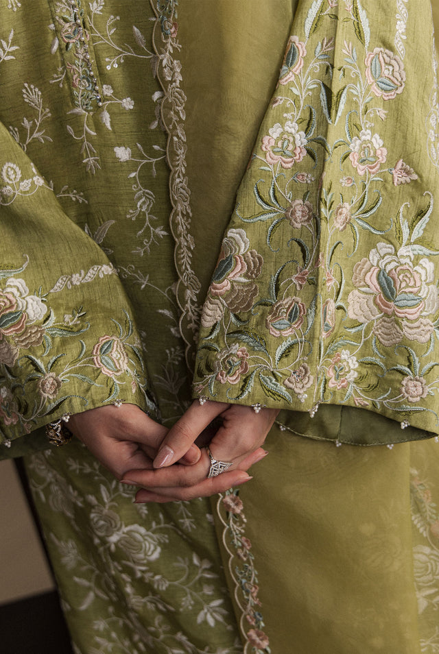Zara Shahjahan | Festive 26 | Zarqash by Zara Shahjahan - Designer Dress  - Type : Ladies Clothes - Available at Libayah - 100% Original 