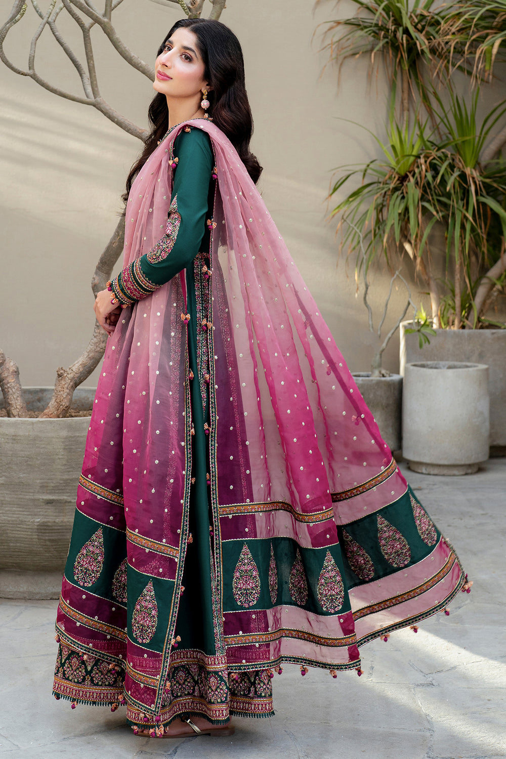 Jazmin | Shahkaar Luxury Eid Lawn SS26 | SL25-D1 - Designer Dress - Type : Ladies Clothes - Available at Libayah - 100% Original