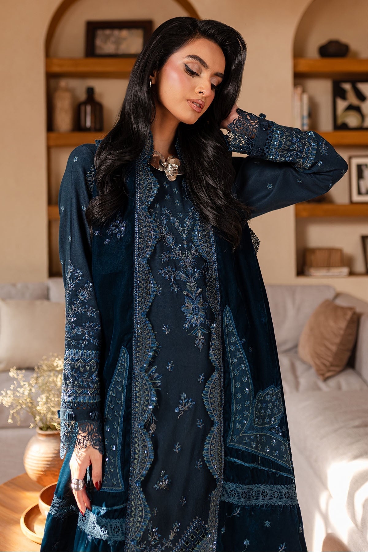 Nureh | Exclusive Shawls | NE-127 by Nureh - Designer Dress - Type: Ladies Clothes - Available at Libayah - 100% Original