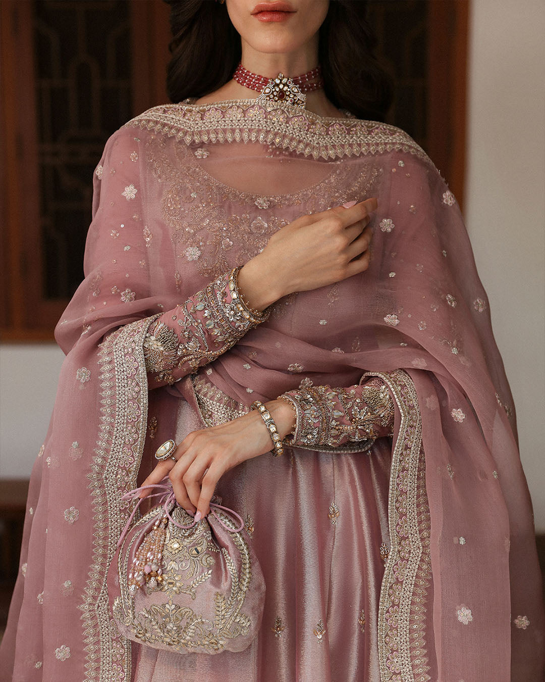 Faiza Saqlain | Mehermah Luxe Formals | Halina by Faiza Saqlain - Designer Dress - Type: Ladies Clothes - Available at Libayah - 100% Original