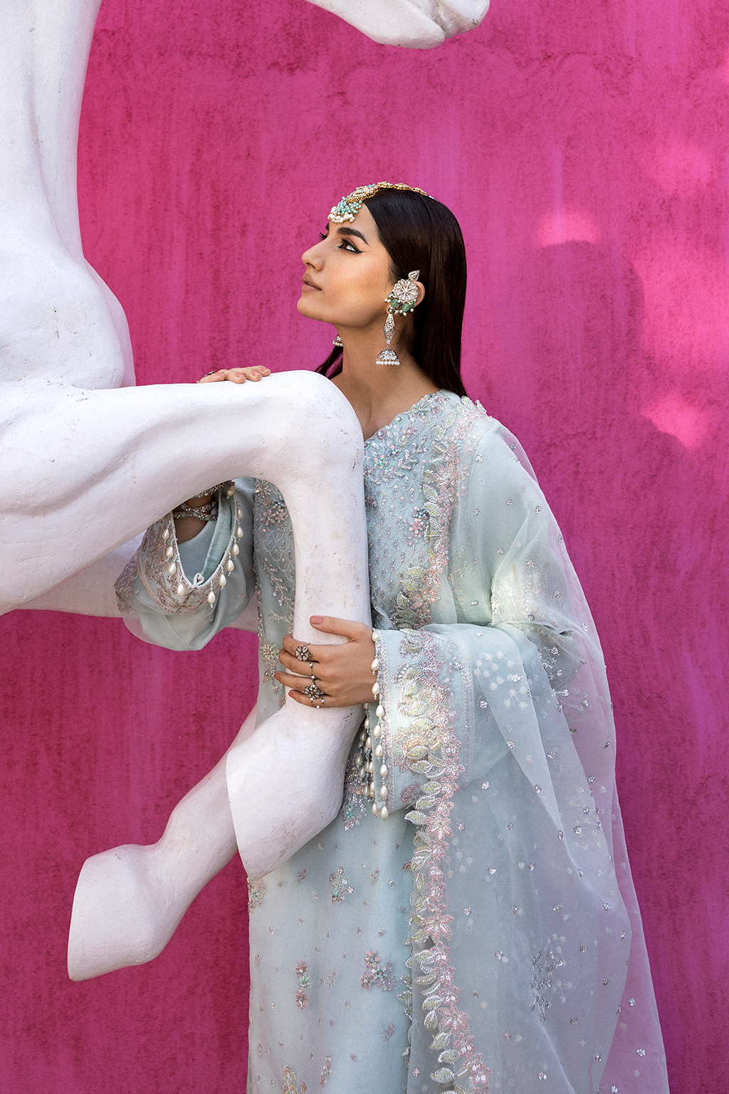 Emaan Adeel | The Empress Wedding Formals | CEALINA by Emaan Adeel - Designer Dress  - Type : Ladies Clothes - Available at Libayah - 100% Original 