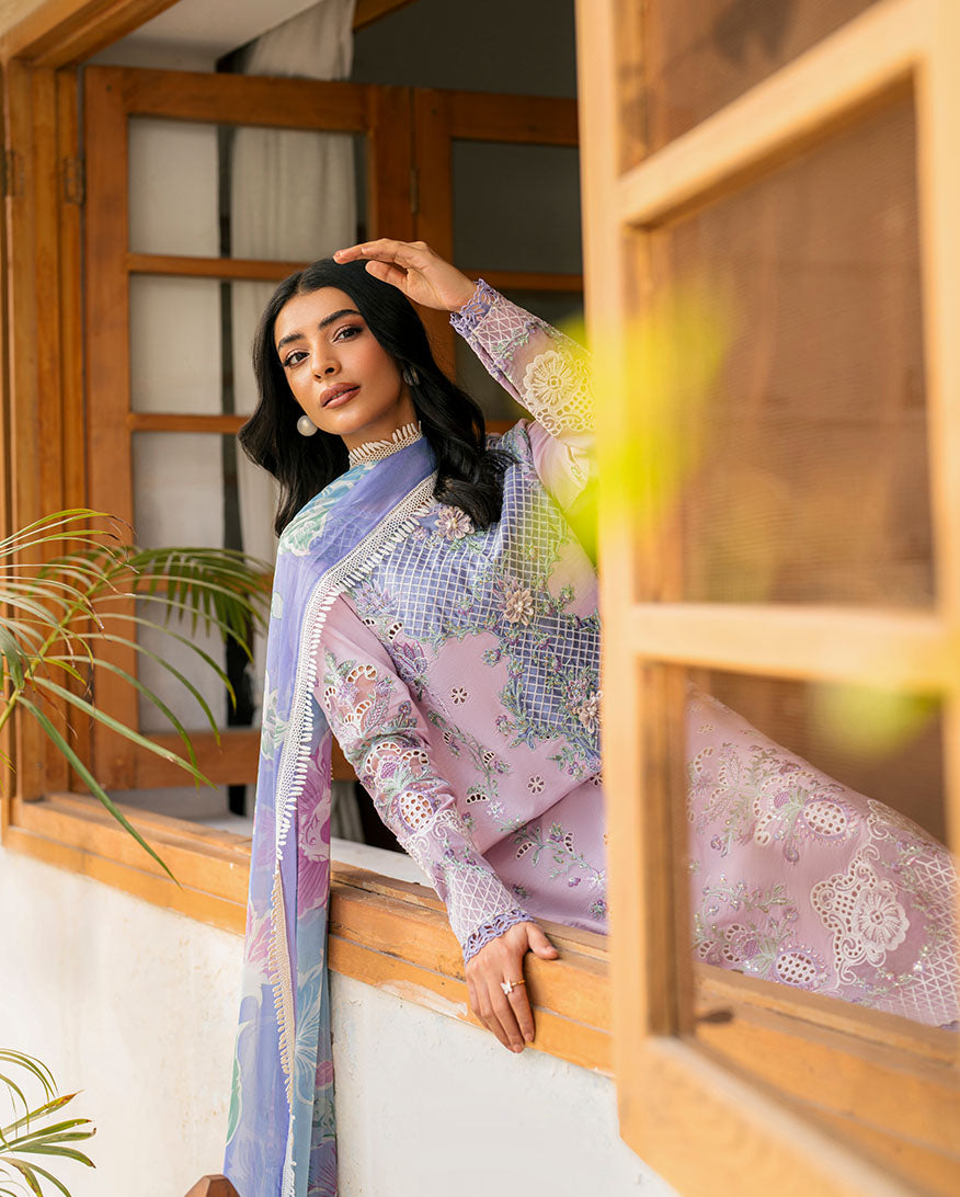 Roheenaz | Aashiyana Lawn |Hafsa by Roheenaz - Designer Dress - Type: Ladies Clothes - Available at Libayah - 100% Original