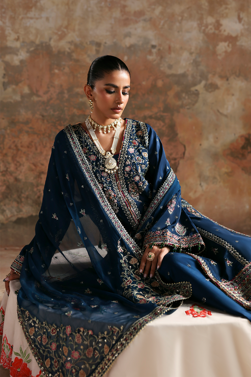 Emaan Adeel | Afsana e Silk | AFSAR by Emaan Adeel - Designer Dress - Type : Ladies Clothes - Available at Libayah - 100% Original 