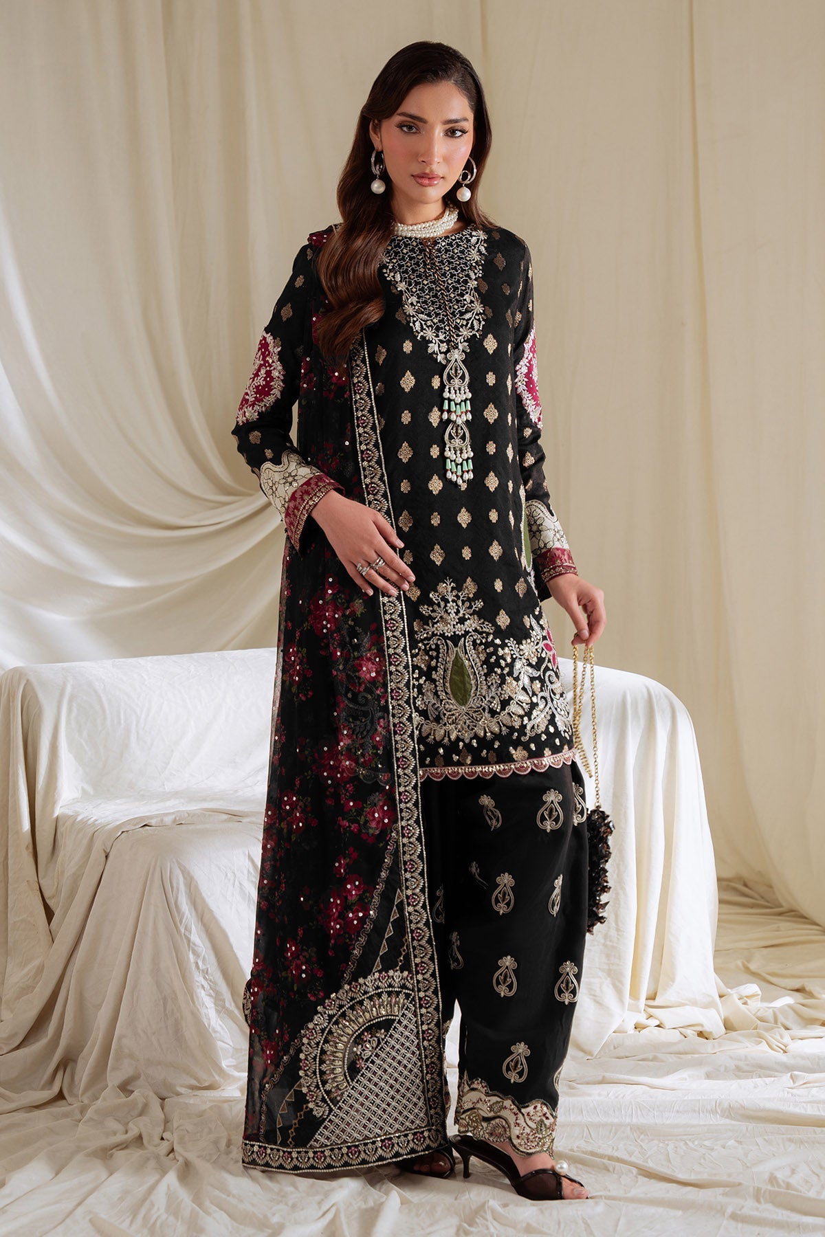 Nureh | Omara Formals | NEL-95 by Nureh - Designer Dress  - Type : Ladies Clothes - Available at Libayah - 100% Original 