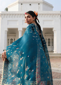 Hussain Rehar | Kalabagh Luxury Lawn 26 | Azraq by Hussain Rehar - Designer Dress  - Type : Ladies Clothes - Available at Libayah - 100% Original 