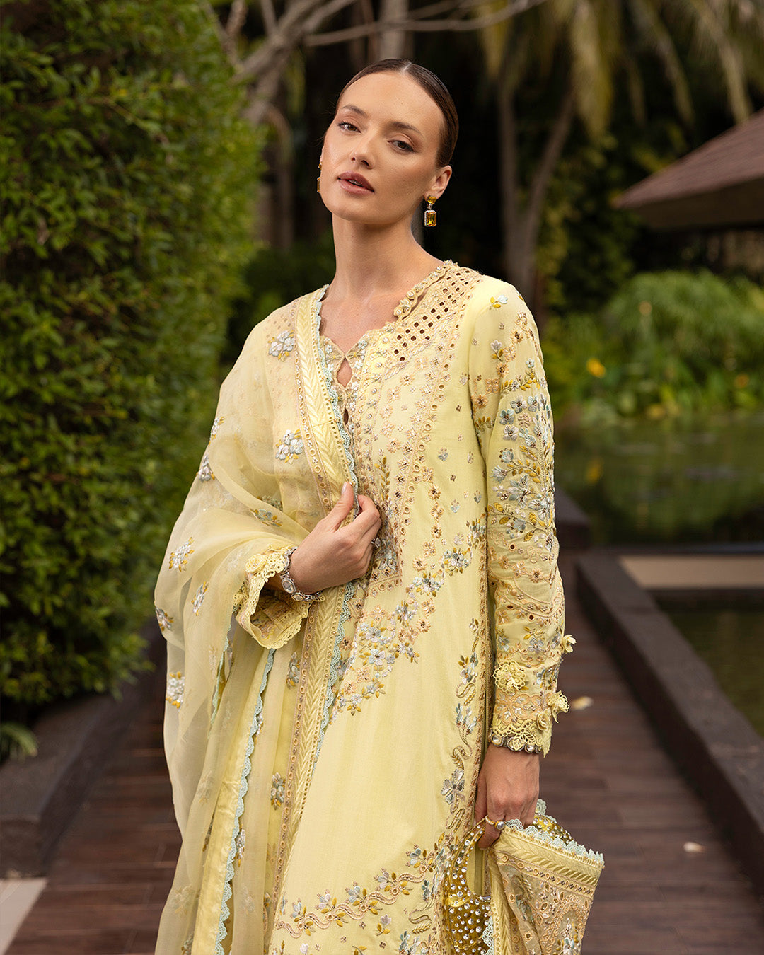 Faiza Saqlain | Zinnia Lawn 25 | Azalea by Faiza Saqlain - Designer Dress - Type: Ladies Clothes - Available at Libayah - 100% Original