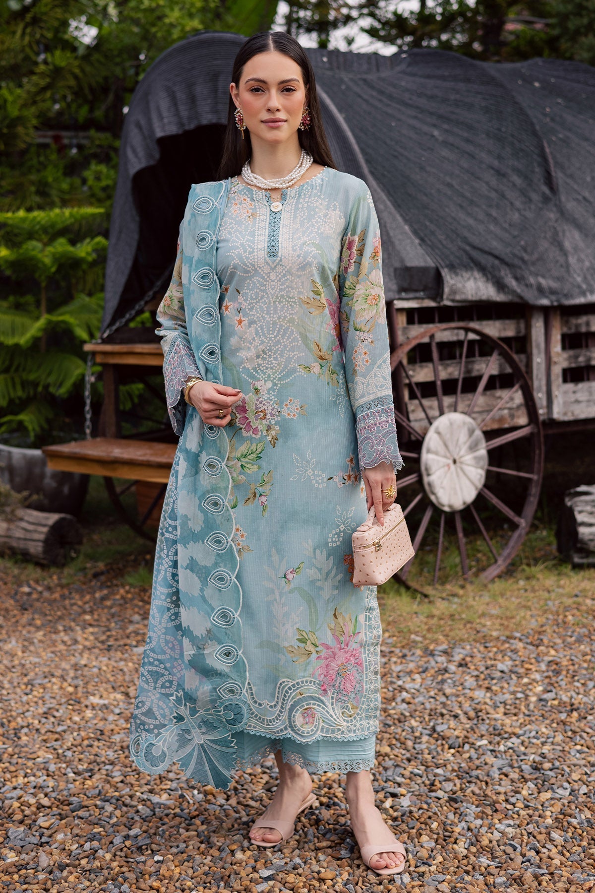Nureh | Gardenia Lawn 26 | NSG-209 by Nureh - Designer Dress  - Type : Ladies Clothes - Available at Libayah - 100% Original 