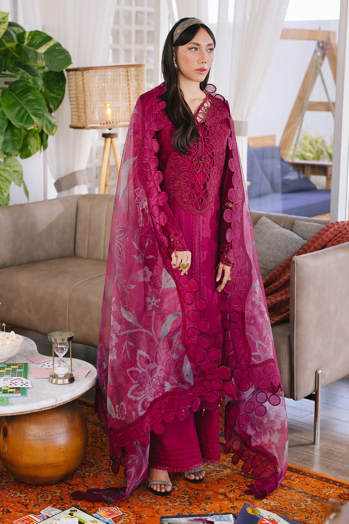 Nureh | Eid Escape Lawn | LEENA NE-89 by Nureh - Designer Dress - Type: Ladies Clothes - Available at Libayah - 100% Original
