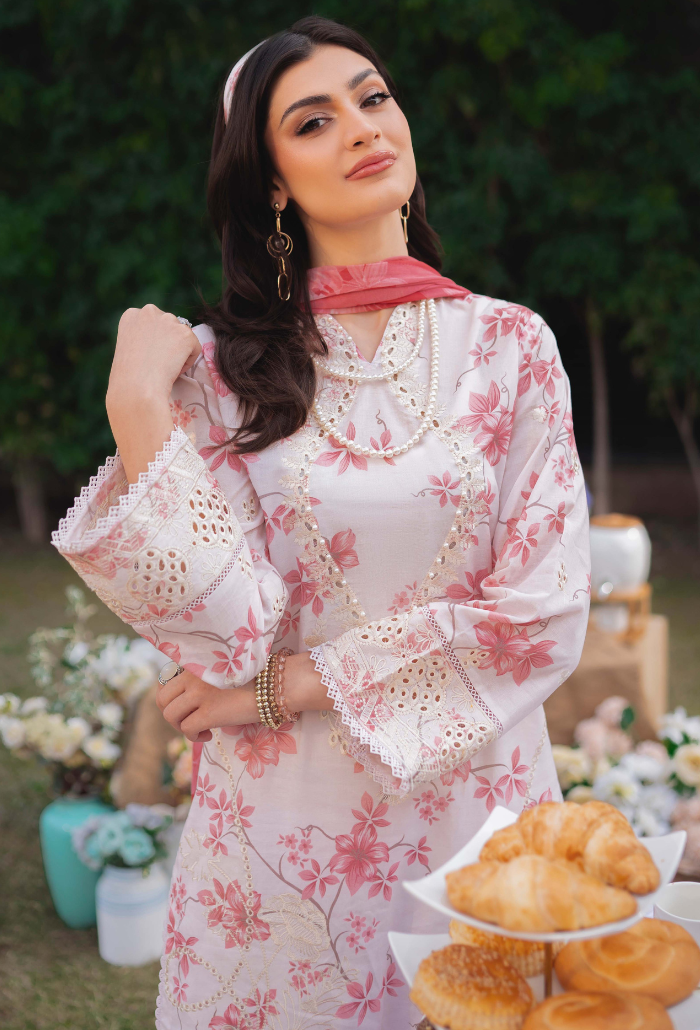 Humdum | Gardenia Lawn 24 | Printkari Lawn PLG 06 by HumDum - Designer Dress - Type: Ladies Clothes - Available at Libayah - 100% Original