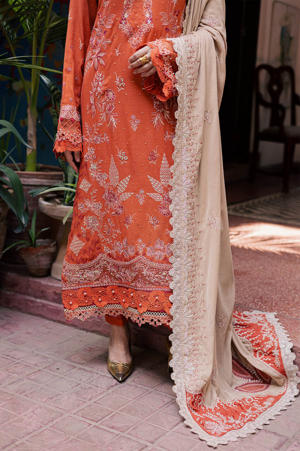 Nureh | Exclusive Leather Peach | NE-184 by Nureh - Designer Dress - Type : Ladies Clothes - Available at Libayah - 100% Original 