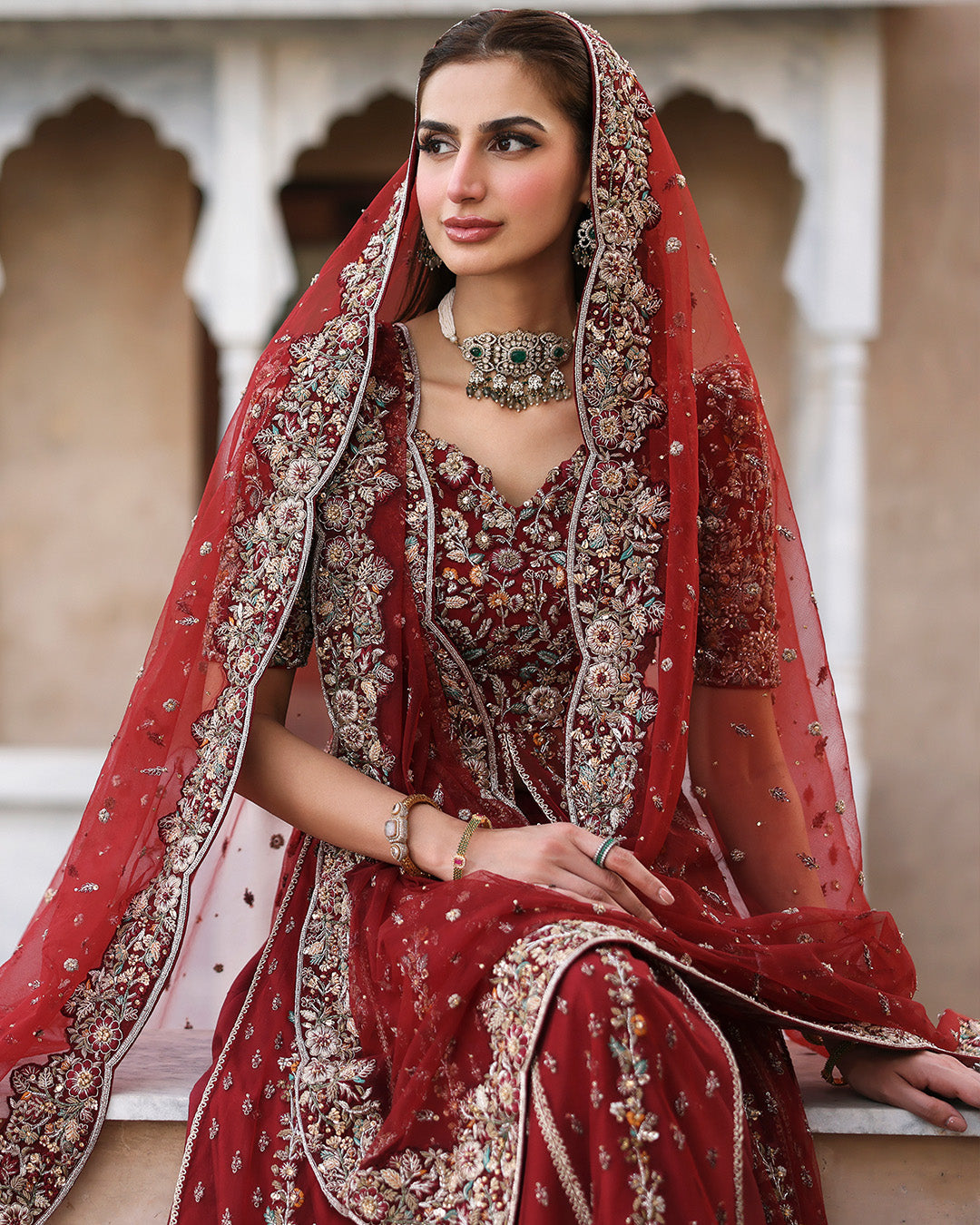 Faiza Saqlain | Averia Bridals | Zelia by Faiza Saqlain - Designer Dress  - Type : Ladies Clothes - Available at Libayah - 100% Original 