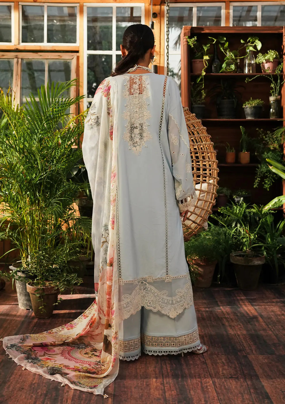 Kahf Premium | Luxury Lawn 24 | KLE-03B Heaven by Kahf Premium - Designer Dress - Type: Ladies Clothes - Available at Libayah - 100% Original