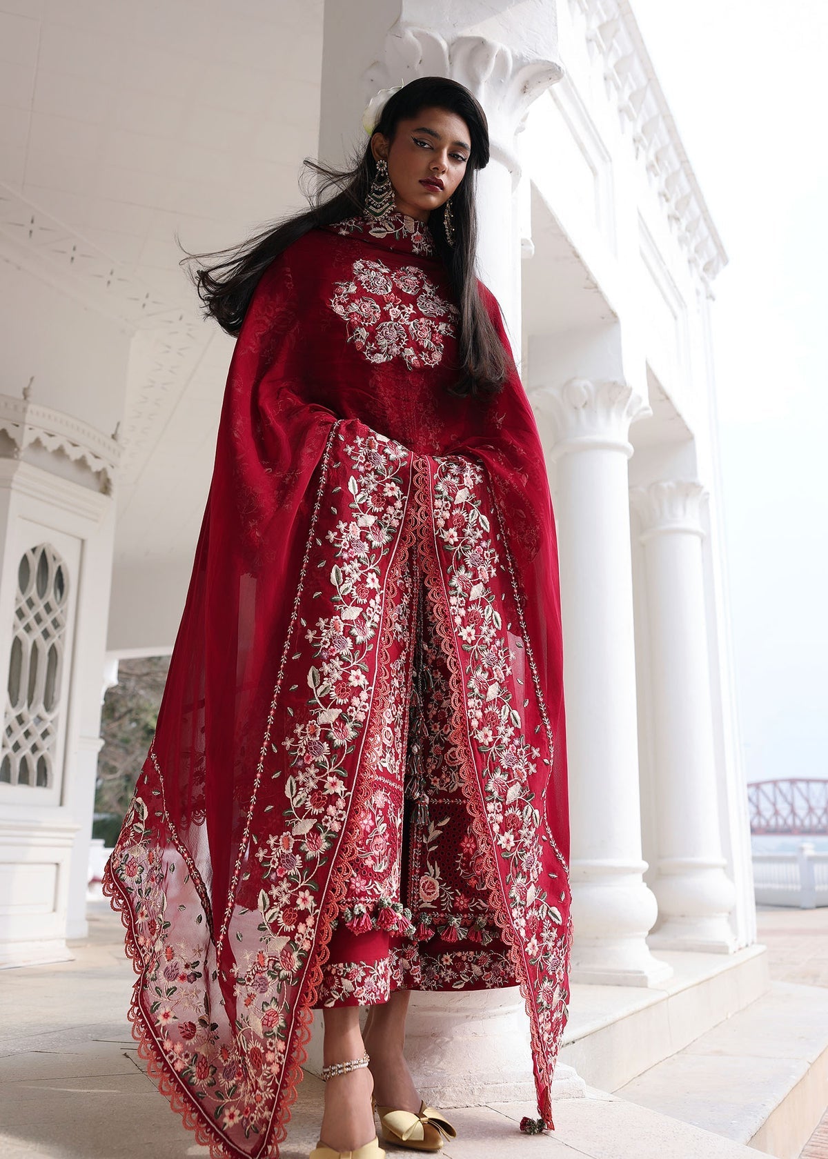 Hussain Rehar | Kalabagh Luxury Lawn 26 | Kastanaa by Hussain Rehar - Designer Dress  - Type : Ladies Clothes - Available at Libayah - 100% Original 