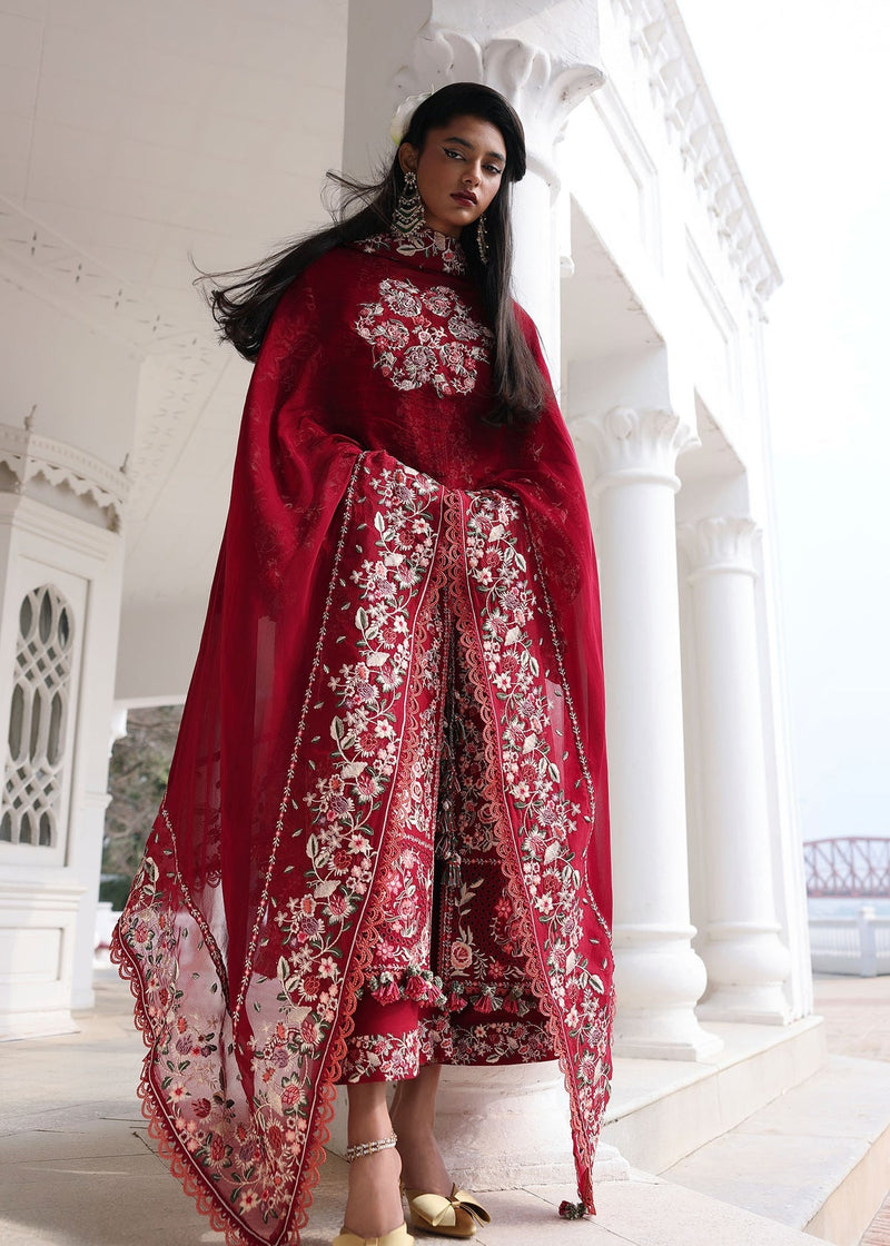 Hussain Rehar | Kalabagh Luxury Lawn 26 | Kastanaa by Hussain Rehar - Designer Dress  - Type : Ladies Clothes - Available at Libayah - 100% Original 