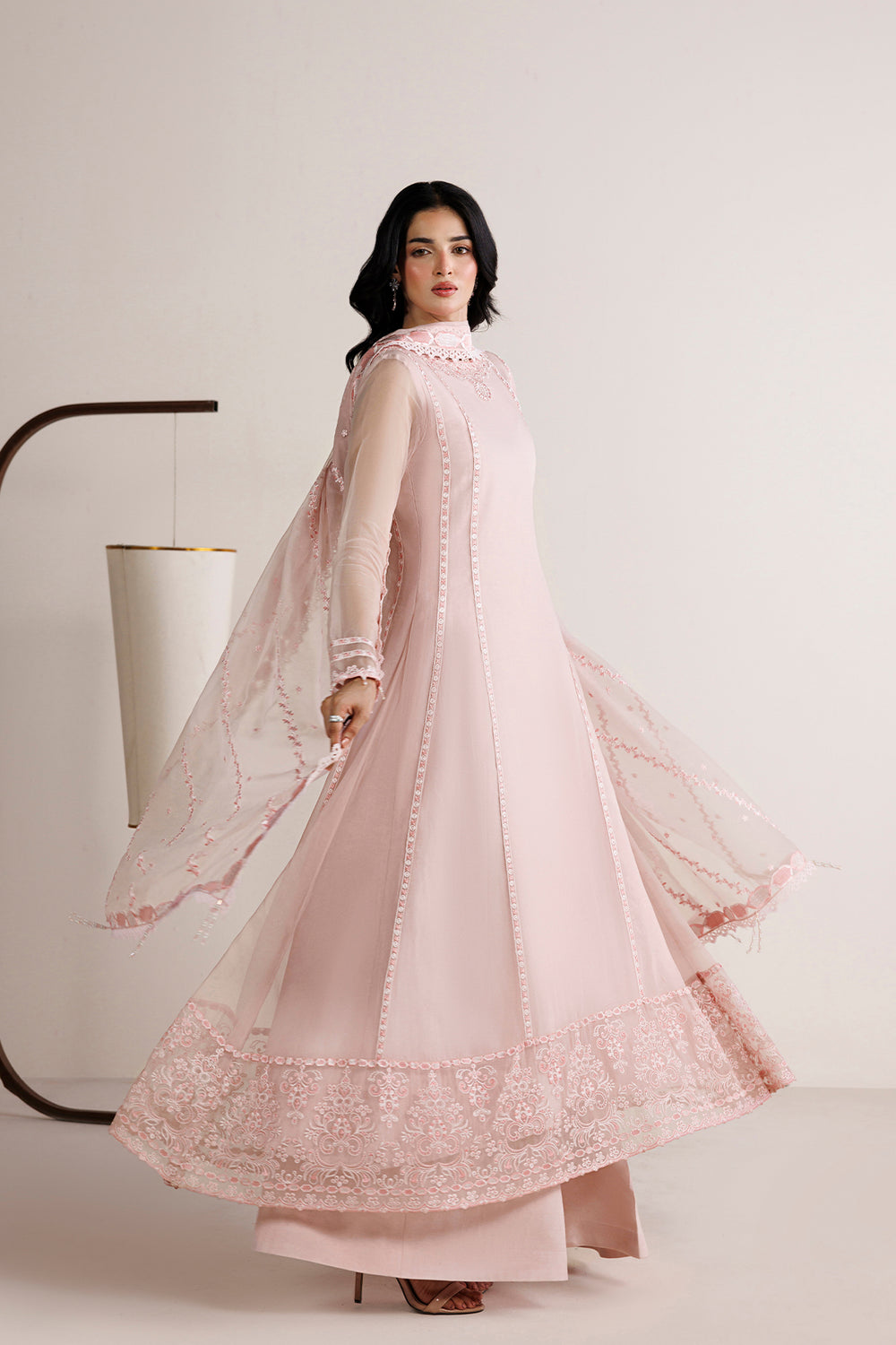 Farasha | Chiffon Essentials 26 | Blush Lily by Farasha - Designer Dress  - Type : Ladies Clothes - Available at Libayah - 100% Original 