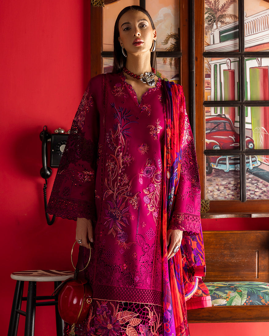 Esmel | Mon Tresor Luxe Lawn 26 | Paix Amour Bonheur by Esmel - Designer Dress - Type : Luxury Dress - Available at Libayah - 100% Original