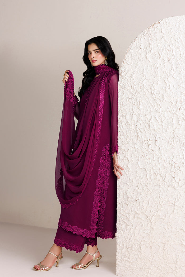 Farasha | Chiffon Essentials 26 | Rouge Divine by Farasha - Designer Dress  - Type : Ladies Clothes - Available at Libayah - 100% Original 