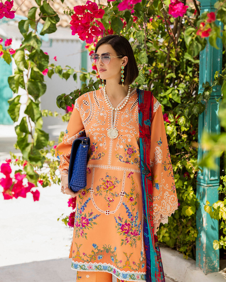 Esmel | Mon Tresor Luxe Lawn 26 | Que Sera Sera by Esmel - Designer Dress - Type : Luxury Dress - Available at Libayah - 100% Original