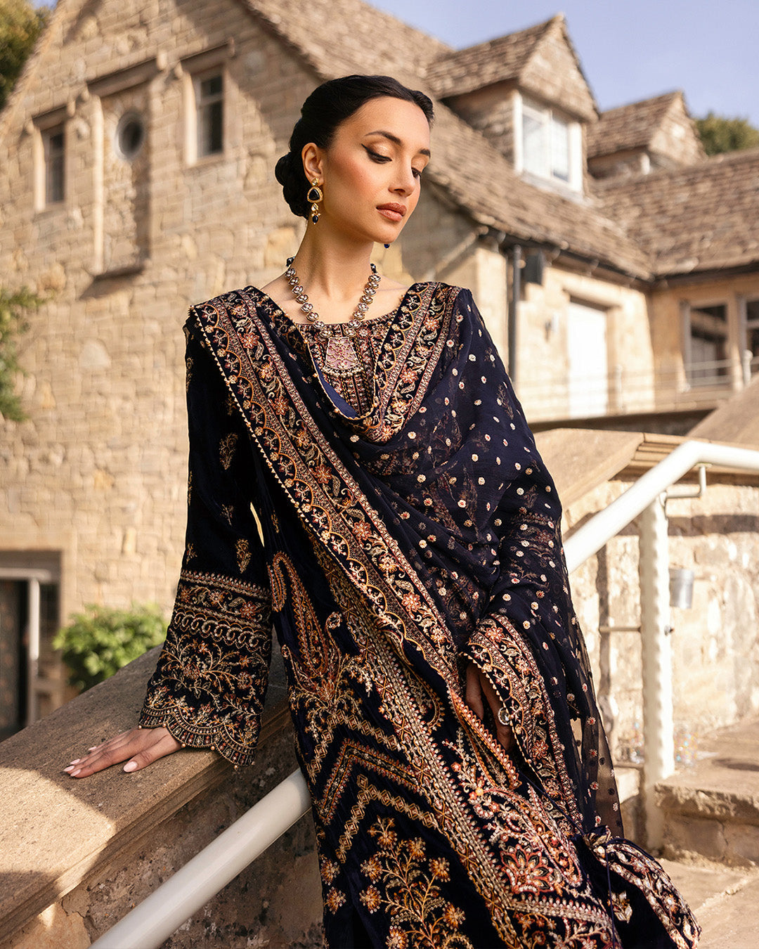 Faiza Saqlain | Adeen Formals | Divone by Faiza Saqlain - Designer Dress - Type: Ladies Clothes - Available at Libayah - 100% Original
