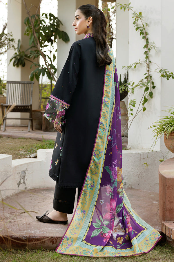 Farasha | Summer Weaves Embroidered Lawn | Raven Dusk by Farasha - Designer Dress - Type: Ladies Clothes - Available at Libayah - 100% Original