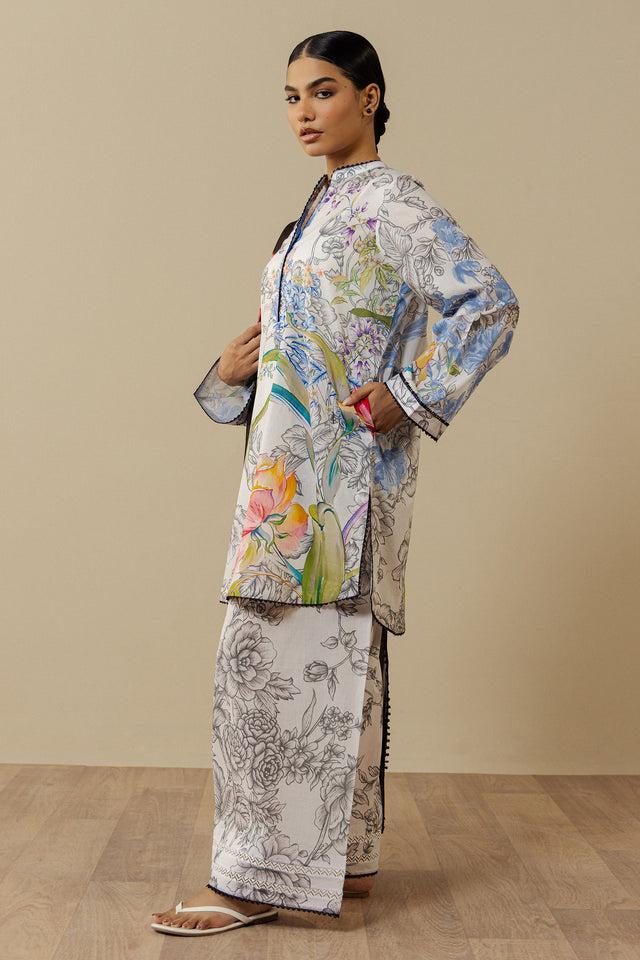 Zara Shahjahan | Coco Prints 26 | Fiora-2A by Zara Shahjahan - Designer Dress  - Type : Ladies Clothes - Available at Libayah - 100% Original 
